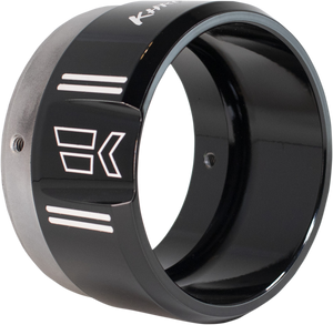 Khrome Werks - 4-1/2" Klassic Tip - Left - Black Powdercoat - 4-1/2" Klassic Tip - 200658P