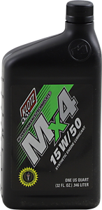 Klotz Oil - MX4 Synthetic Engine Oil - 15W-50 - 1 U.S. quart - MX4 TechniPlate Synthetic Engine Oil - KL-880 Klotz Oil - MX4 Synthetic Engine Oil - 15W-50 - 1 U.S. quart - MX4 TechniPlate Synthetic Engine Oil - KL-880