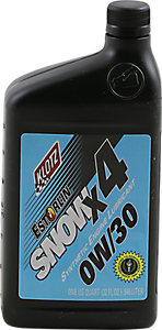 Klotz Oil - X4 Snow Oil - 0W-30 - 1 U.S. quart - Snow X4 Pure Estorlin Synthetic 4-Stroke Engine Oil - KE830 Klotz Oil - X4 Snow Oil - 0W-30 - 1 U.S. quart - Snow X4 Pure Estorlin Synthetic 4-Stroke Engine Oil - KE830
