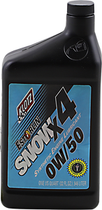 Klotz Oil - X4 Snow Oil - 0W-50 - 1 U.S. quart - Snow X4 Pure Estorlin Synthetic 4-Stroke Engine Oil - KE850 Klotz Oil - X4 Snow Oil - 0W-50 - 1 U.S. quart - Snow X4 Pure Estorlin Synthetic 4-Stroke Engine Oil - KE850