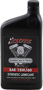 Klotz Oil - V-Twin Synthetic Oil - 15W-60 - 1 U.S. quart - V-Twin Synthetic TechniPlate 4-Stroke Engine Oil - KV-1560 Klotz Oil - V-Twin Synthetic Oil - 15W-60 - 1 U.S. quart - V-Twin Synthetic TechniPlate 4-Stroke Engine Oil - KV-1560