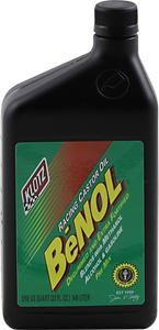 Klotz Oil - BeNOL Racing 2-Stroke Pre-Mix Castor Oil - 1 U.S. quart - BeNOL Racing 2-Stroke Pre-Mix Castor Oil - BC-172 Klotz Oil - BeNOL Racing 2-Stroke Pre-Mix Castor Oil - 1 U.S. quart - BeNOL Racing 2-Stroke Pre-Mix Castor Oil - BC-172