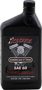 Klotz Oil - V Twin Synthetic Oil - 60W - 1 U.S. quart - V-Twin Synthetic Straight Weight Motor Oil - KH-60 Klotz Oil - V Twin Synthetic Oil - 60W - 1 U.S. quart - V-Twin Synthetic Straight Weight Motor Oil - KH-60