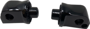 Kodlin Motorcycle - Splined Peg Adapter - Passenger - Black - Peg Mount - K73251 Kodlin Motorcycle - Splined Peg Adapter - Passenger - Black - Peg Mount - K73251