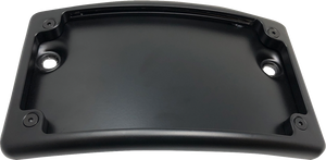 Kodlin Motorcycle - License Plate Kit - Curved - Black - Curved License Plate Kit - KUS20100