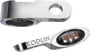 Kodlin Motorcycle - Turn Signal w/ Running Light - Universal - Chrome - Elypse LED 2-1 Turn Signals - K68511 Kodlin Motorcycle - Turn Signal w/ Running Light - Universal - Chrome - Elypse LED 2-1 Turn Signals - K68511