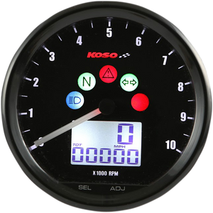 Koso - Multimeter - TNT D64 - Black - Multi-Function Meter - BA058100