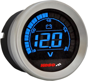 Koso - 2" Voltmeter Gauge - Chrome - Replacement Gauge - BA050300 Koso - 2" Voltmeter Gauge - Chrome - Replacement Gauge - BA050300