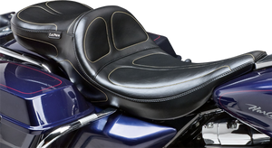 Le Pera - Maverick Daddy Long Legs Seat - Black - Stitched - FLHR '02-'07 - Maverick Daddy Long Legs Seat - LH-957RKDL Le Pera - Maverick Daddy Long Legs Seat - Black - Stitched - FLHR '02-'07 - Maverick Daddy Long Legs Seat - LH-957RKDL