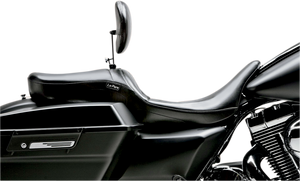 Le Pera - Maverick Seat - With Backrest - Smooth - Black - FL '08-'22 - Maverick Seat - LK-957BRS Le Pera - Maverick Seat - With Backrest - Smooth - Black - FL '08-'22 - Maverick Seat - LK-957BRS