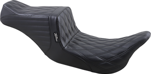 Le Pera - Tailwhip Seat - Double Diamond - Black - FL '08-'22 - Tailwhip Seat - LK-587DD