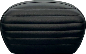 Le Pera - Sissy Bar Pad - Pleated - Dull Black - Sissy Bar Pad - L-SBP01PT-DULL