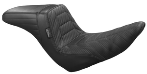 Le Pera - Kickflip Seat - Track Pleat - Black '18-'22 - Kickflip Seat  Basketweave/Pleated - LYR-590TRKPT