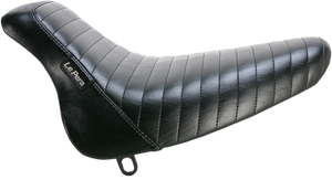 Le Pera - Bare Bones Solo Seat - Pleated - Black - Softail - Bare Bones  Solo Seat - LX-007PT