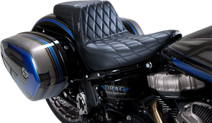 Le Pera - Kickflip Seat - Diamond - Black - Softail '18-'21 - Kickflip Seat  Diamond - LYR-590DM