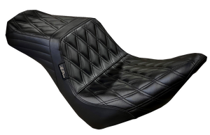 Le Pera - Tailwhip Seat - Double Diamond - Black - FXLR/FLSB '18-'22 - Tailwhip Seat - LYR-580DD Le Pera - Tailwhip Seat - Double Diamond - Black - FXLR/FLSB '18-'22 - Tailwhip Seat - LYR-580DD