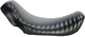 Le Pera - Bare Bones Solo Seat - Pleated - Black - Dyna - Bare Bones  Solo Seat - LK-001PT