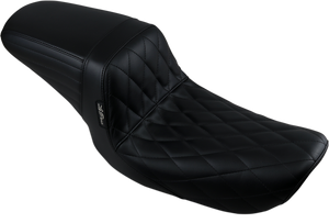 Le Pera - Kickflip Seat - Diamond - Black - FXD '96-'03 - Kickflip Seat  Diamond - LN-591DM