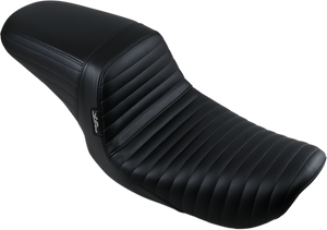 Le Pera - Kickflip Seat - Pleated - Black - FXD '96-'03 - Kickflip Seat  Pleated - LN-591PT