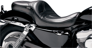 Le Pera - Maverick Seat - Without Backrest - Stitched - Black - XL '04-'22 - Maverick Seat - LC-916