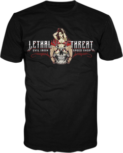 Lethal Threat - Evil Iron T-Shirt - Black - 2XL - Evil Iron T-Shirt - LT20893XXL