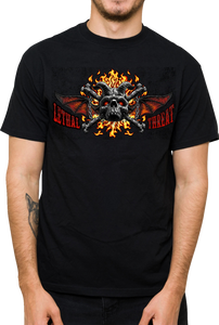 Lethal Threat - Hell Was Full T-Shirt - Black - Large - Hell Was Full T-Shirt - LT20901L