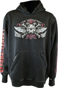 Lethal Threat - Livin' the Nightmare Hoodie - Black - 3XL - Livin' the Nightmare Hoodie - HD84065XXXL Lethal Threat - Livin' the Nightmare Hoodie - Black - 3XL - Livin' the Nightmare Hoodie - HD84065XXXL