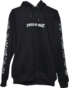Lethal Threat - Down-N-Out Cheating Death Hoodie - Black - 3XL - Down-N-Out Cheating Death Hoodie - DT10054XXXL