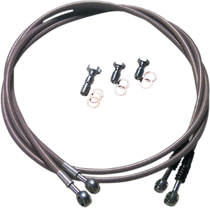 Lone Star Racing/tech 5 Ind. - Brake Line - Front - Universal - Stainless Braided Brake Line - 30-54 Lone Star Racing/tech 5 Ind. - Brake Line - Front - Universal - Stainless Braided Brake Line - 30-54