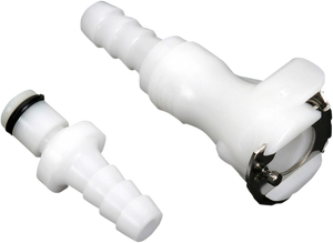 Motion Pro - Single Quick-Disconnect Coupling - 1/4" - Fuel Line Quick-Disconnect Coupling - 12-0029 Motion Pro - Single Quick-Disconnect Coupling - 1/4" - Fuel Line Quick-Disconnect Coupling - 12-0029