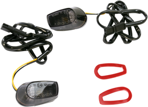 Moto Mph - Marker Light - S1000RR - Smoke - LED Flush-Mount Marker Lights - MPH-10241S Moto Mph - Marker Light - S1000RR - Smoke - LED Flush-Mount Marker Lights - MPH-10241S