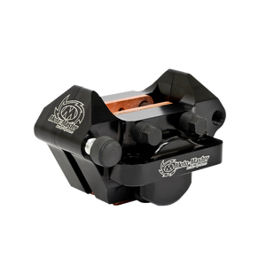 Moto-master - 2 Piston Rear Caliper & Brake Pads - Rear Brake Caliper & Brake Pads Kit - 210103-PU Moto-master - 2 Piston Rear Caliper & Brake Pads - Rear Brake Caliper & Brake Pads Kit - 210103-PU