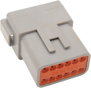Namz - Deutsch Receptacle - 12 Pin - Gray - Deutsch DT Sealed Connector Component  Wiring Connector - DR-12G