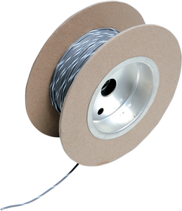 Namz - 100' Wire Spool - 18 Gauge - Gray/White - OEM Color Wire Spool - NWR-89-100