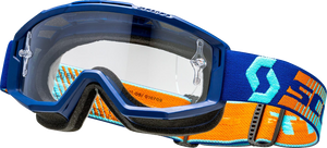 Scott - Split OTG Goggles - Royal Blue/Orange - Clear Works - Split OTG Goggles - 2855380000000