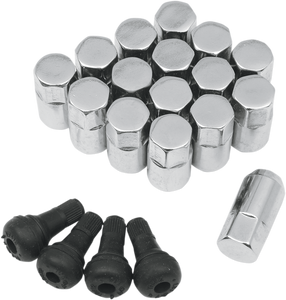 Moose Utility - Lug Nut - 10MM - Chrome - 16 Pack - ATV/UTV Wheel Lugnut - SP300MO208