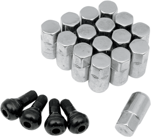 Moose Utility - Lug Nut - 12 mm X 1.50 - Chrome - 16 Pack - ATV/UTV Wheel Lugnut - SP300MO207