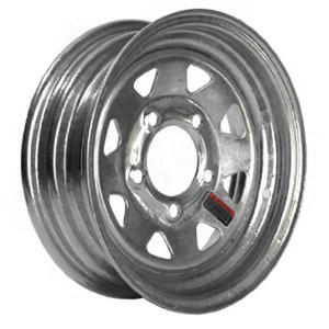 American Tire - 12" Wheel 5 Hole Galvanized Spoked - 20134 American Tire - 12" Wheel 5 Hole Galvanized Spoked - 20134