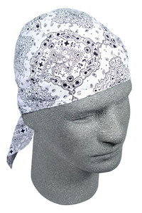 Balboa - Flydanna; 100% Cotton, White Paisley - Z102 Balboa - Flydanna; 100% Cotton, White Paisley - Z102
