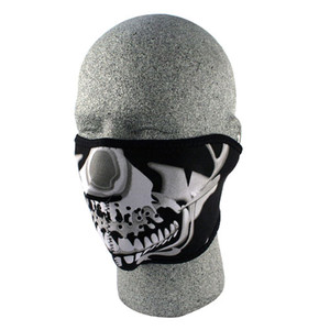 Balboa - Neoprene 1/2 Face Mask, Chromeskull - WNFM023H Balboa - Neoprene 1/2 Face Mask, Chromeskull - WNFM023H