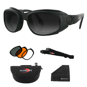 Balboa - Sport & Street Convertible, Black Frame, 3 Lenses - BSSA001AC Balboa - Sport & Street Convertible, Black Frame, 3 Lenses - BSSA001AC