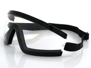 Balboa - Wrap Around Goggle, Black Frame, Clear Lens - BW201C Balboa - Wrap Around Goggle, Black Frame, Clear Lens - BW201C