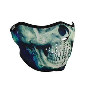 Balboa - Zan Neoprene Half Face Mask, Paint Skull - WNFM414H Balboa - Zan Neoprene Half Face Mask, Paint Skull - WNFM414H