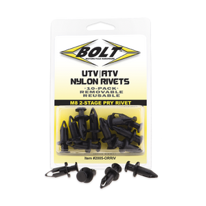 Bolt Motorcycle Hardware, Inc - M8 Pry Rivet Kit 10/pk - 2005-0RRIV