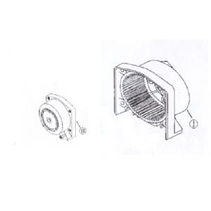 Bronco Products - End Housing And Clutch Assembly For 3000 Lb. Winch - AC-12003J