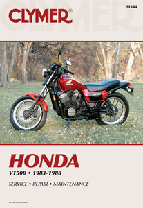 Clymer Manuals - Clymer Manual Hon Vt500 83-88 - CM344 Clymer Manuals - Clymer Manual Hon Vt500 83-88 - CM344