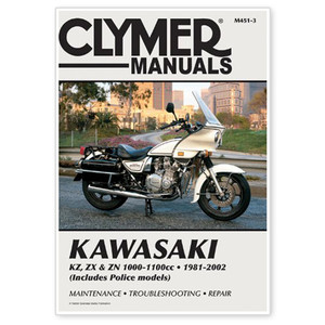 Clymer Manuals - Clymer Manual Kaw 1000 & 1100cc 81-02 - CM4513 Clymer Manuals - Clymer Manual Kaw 1000 & 1100cc 81-02 - CM4513