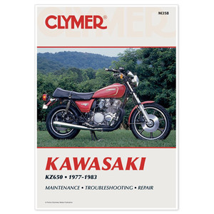 Clymer Manuals - Clymer Manual Kawasaki Kz650 1977-1983 - CM358 Clymer Manuals - Clymer Manual Kawasaki Kz650 1977-1983 - CM358