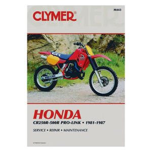 Clymer Manuals - Hon Cr250-500r Pro-link 81-87 Clymer Manual - CM443 Clymer Manuals - Hon Cr250-500r Pro-link 81-87 Clymer Manual - CM443