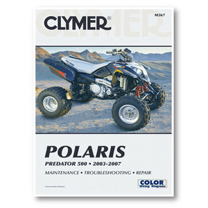 Clymer Manuals - Polaris Predator Manual - CM367 Clymer Manuals - Polaris Predator Manual - CM367